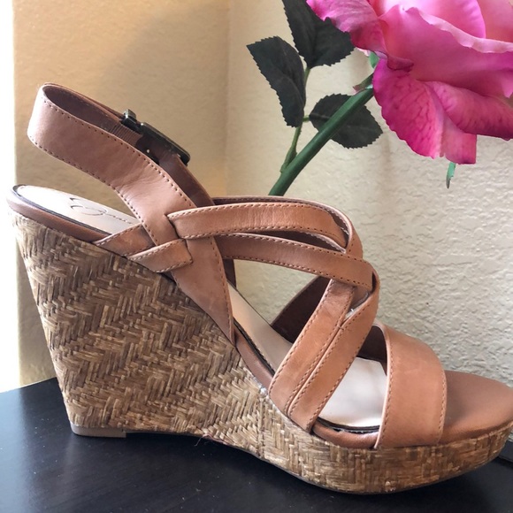 Jessica Simpson Shoes - Jessica Simpson | Brown Wedge Sandals